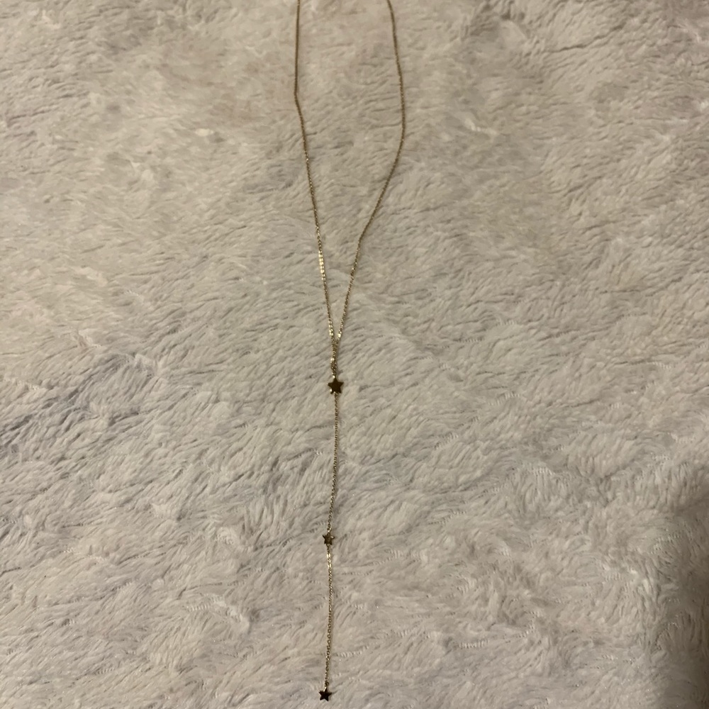 gold star necklace